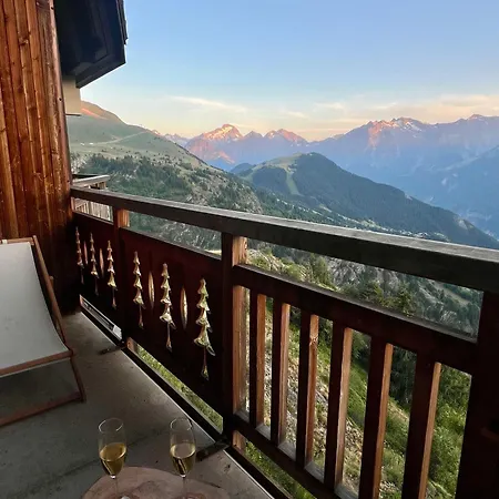 Stunning With Breathtaking View! Appartamento Huez